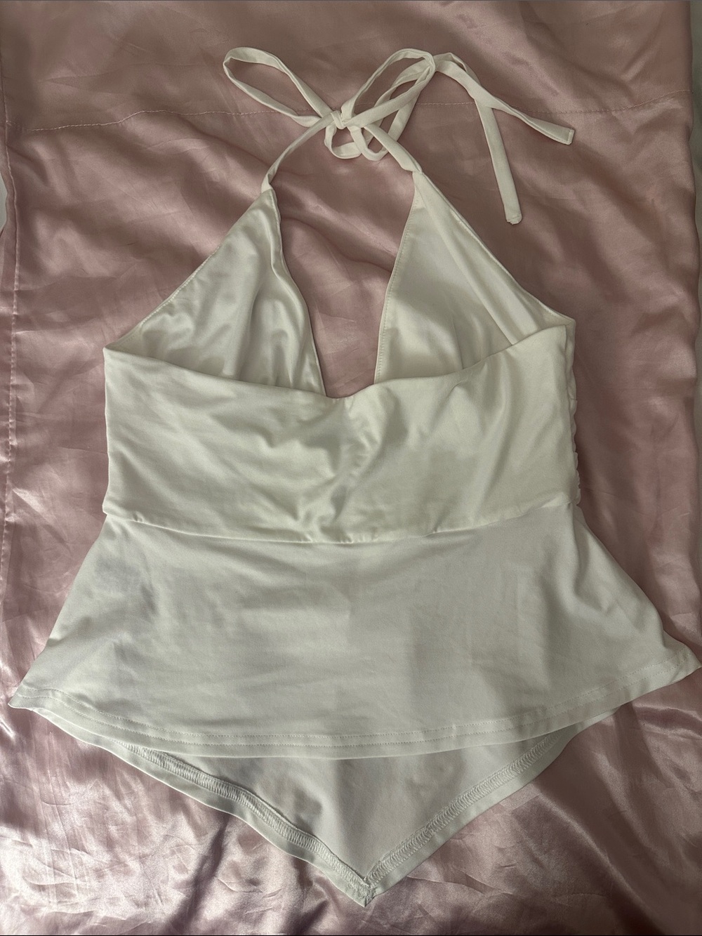 Princess Polly white Halter top - Picture 3 of 4